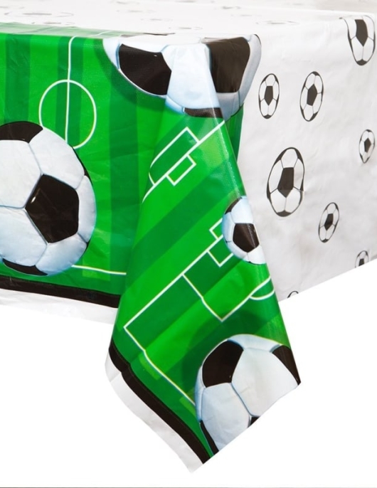 Football 3D Plastic Table Cover 137 x 213cms
