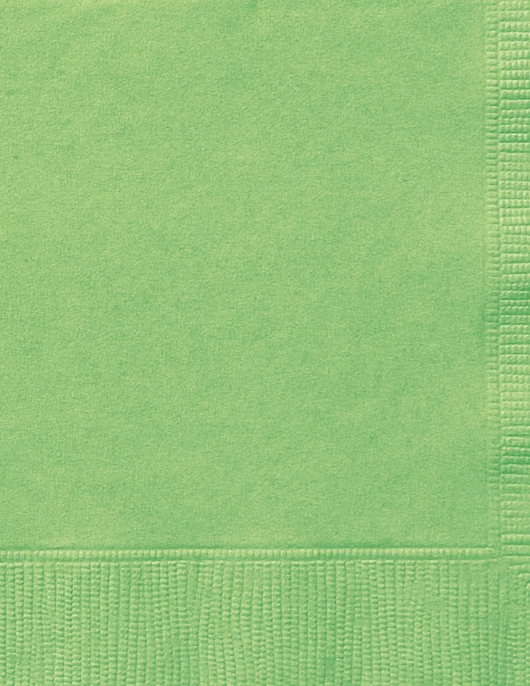 Green Lime Paper Napkins 25.4 x 25.4 cm