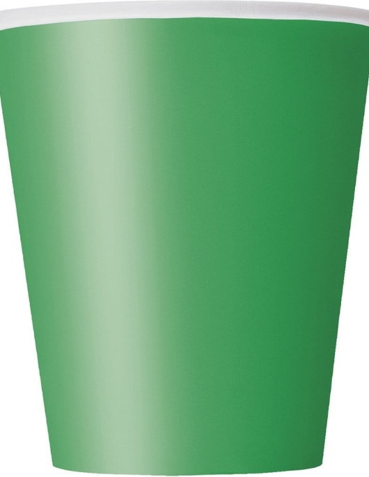 Green Emerald Paper Cups 270 ml