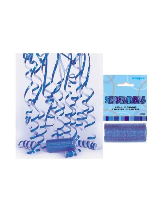 Blue Glitz Streamers - 1 pcs roll