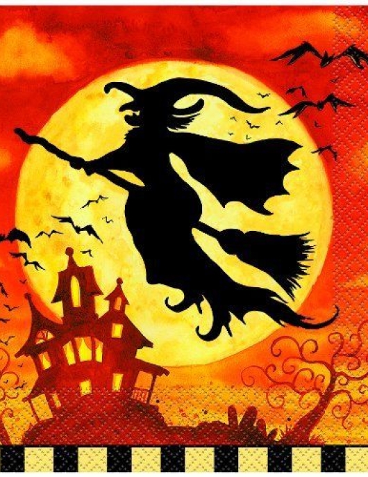 Halloween Spooky Hollow Paper Napkins 33 x 33cms