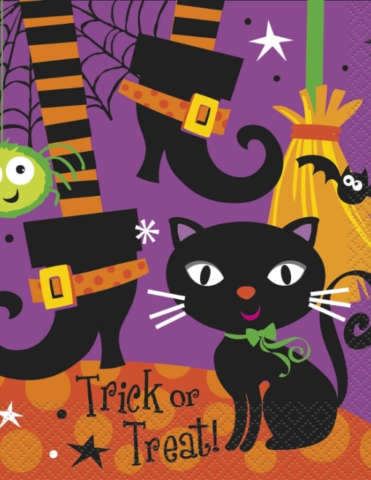 Halloween Spooky Paper Napkins 33 x 33cms