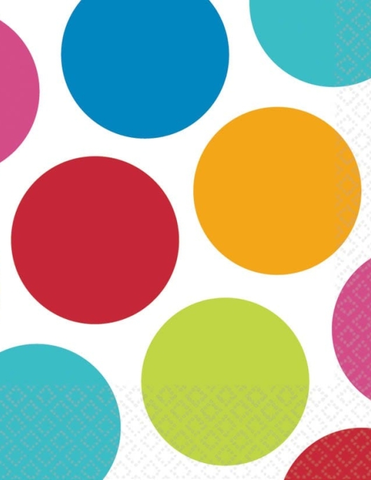 Cabana Dot Napkins 32.7cm x 32.7cm 