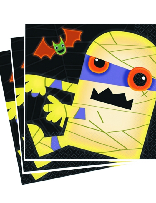 Halloween Boo Crew Paper Napkins 32.7 x 32.7cms
